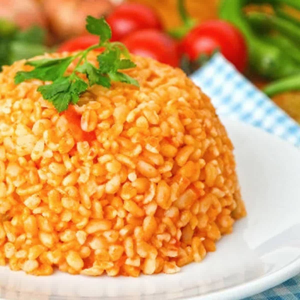 Domatesli Bulgur Pilavı