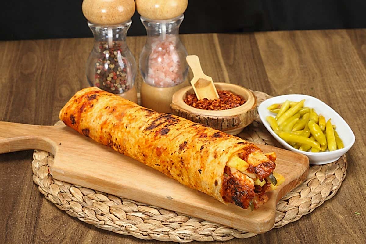 Gəncə Usulü Tavuk Döner Dürüm