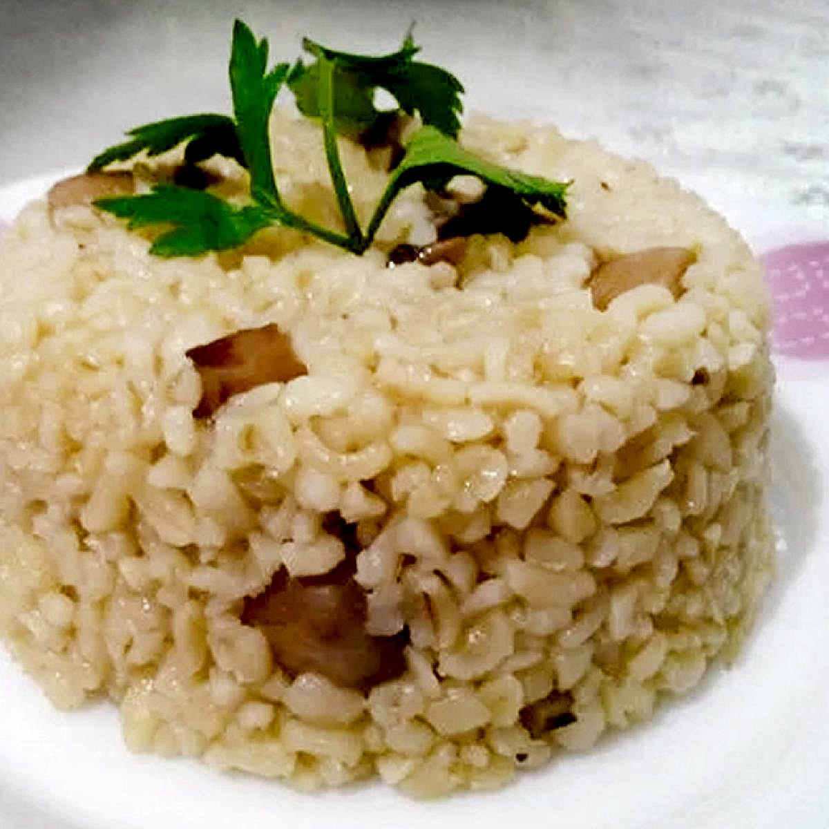 Mantarlı Bulgur Pilavı